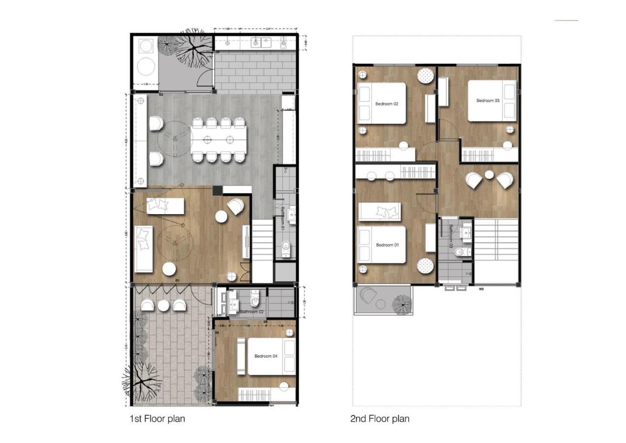 Aridom Designer Loft House Villa Bangkok Luaran gambar